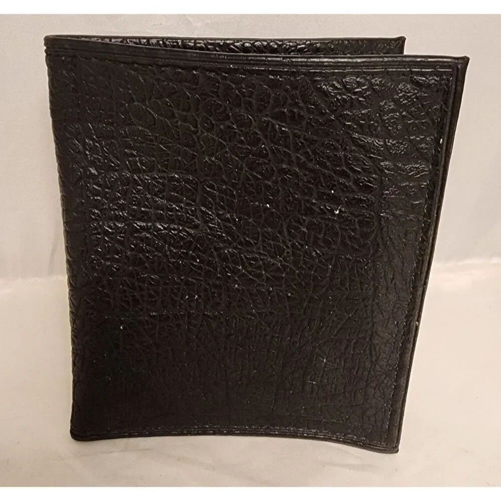 #7566 VTG ALLIS-CHALMERS Black Credit Card Vitronic Wallet Texture